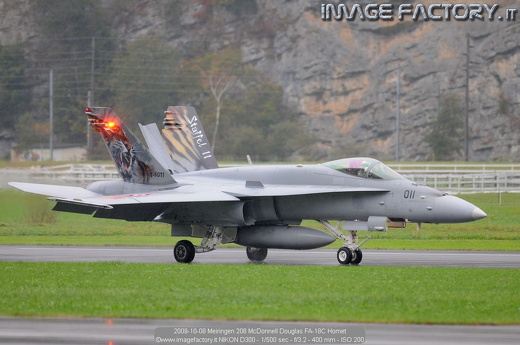 2009-10-08 Meiringen 206 McDonnell Douglas FA-18C Hornet